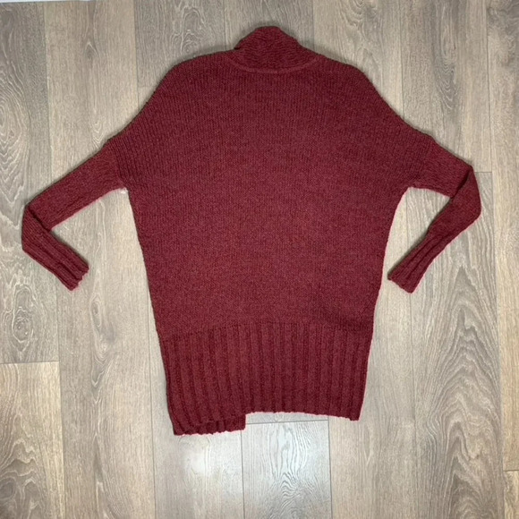 Aritzia Talula Women's Cardigan Sweater Lenox  Knit Cashmere Wool Burgundy XXS - Picture 15 of 15